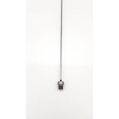 Slender metallic rod with threaded hexagonal base part of karl storz 27023lk autoclavable uretero-renoscope