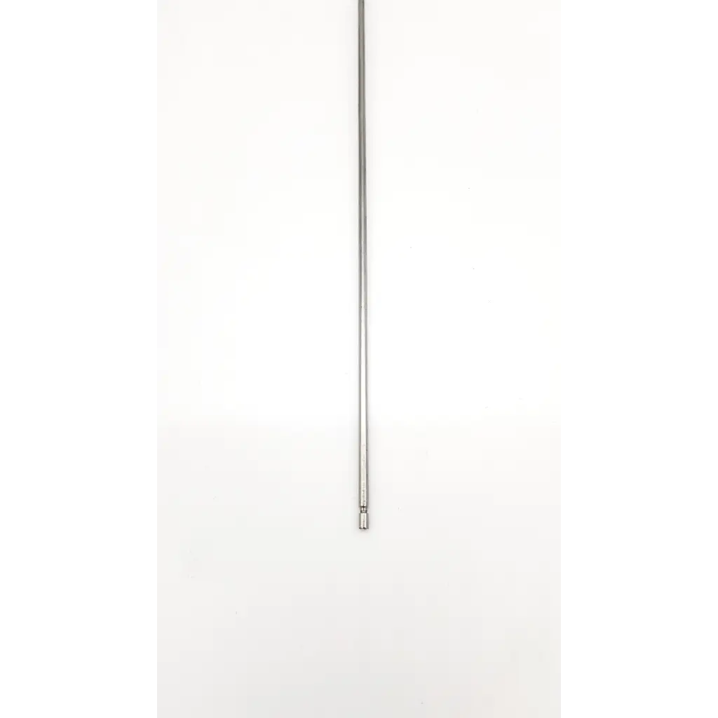 A sleek metallic karl storz 27023lk uretero-renoscope with polished chrome finish and cylindrical cap at base