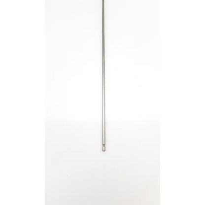 A sleek metallic karl storz 27023lk uretero-renoscope with polished chrome finish and cylindrical cap at base