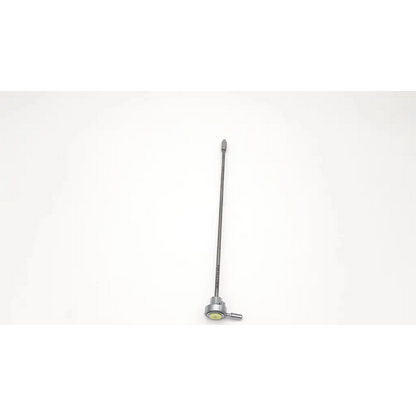 Silver karl storz 27026bo cystoscope sheath with slender metallic shaft and circular adjustable retractor head