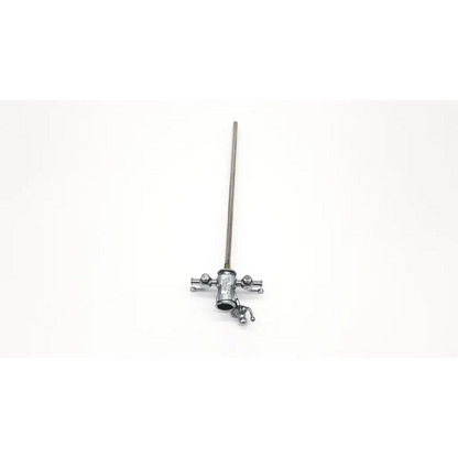 Silver surgical retractor with long handle and adjustable multi-armed head karl storz 27068d sheath product