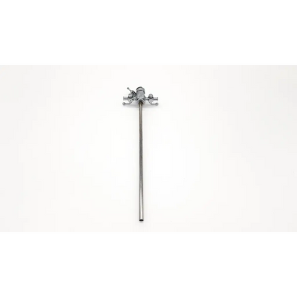Chrome-finished karl storz 27068d surgical retractor with slender shaft and articulated head with clamping arms