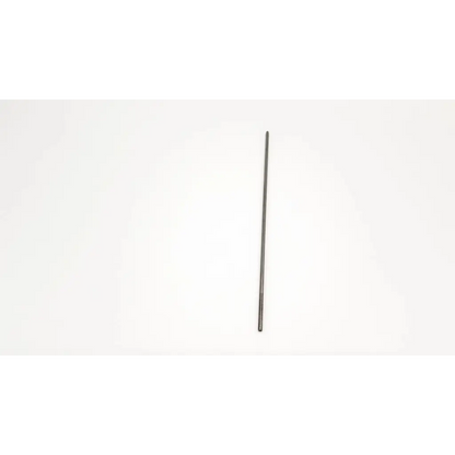 Slender metallic threaded rod with precise helical grooves and gray finish for karl storz 27090a-9 telescoping dilation