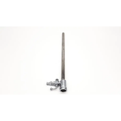 Silver metallic karl storz 27090j obturator endoscope with long cylindrical shaft and articulated control mechanism