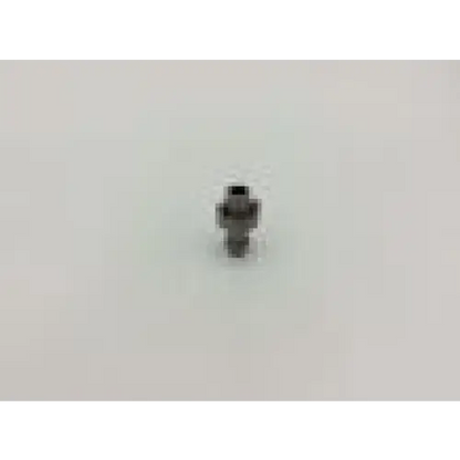 Black metal karl storz alo surgical connector with threaded ends and square cross-section for evacuator use