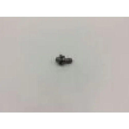 Small dark metallic screw with hexagonal head for karl storz alo surgical connector in evacuator system