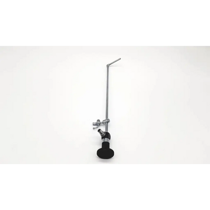 Silver surgical retractor with black rubberized handle and adjustable arm for karl storz 28020a hopkins nephroscope use