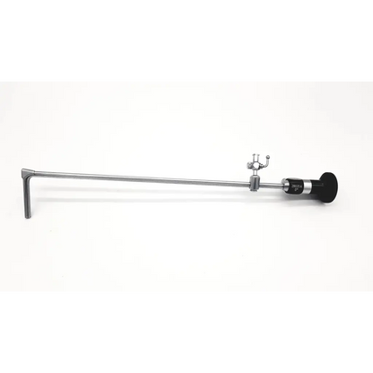 Silver surgical karl storz 28020a nephroscope with black handle and articulated joint for precise endoscopic use