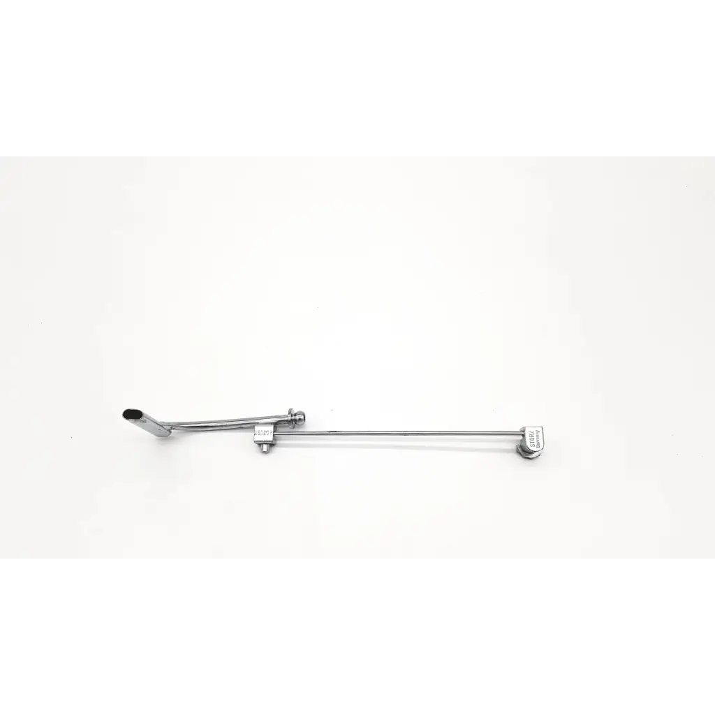 Silver metal drum stick holder with curved end and adjustable clamps for karl storz 28020k nephroscope use