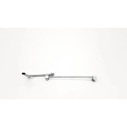 Silver metal drum stick holder with curved end and adjustable clamps for karl storz 28020k nephroscope use