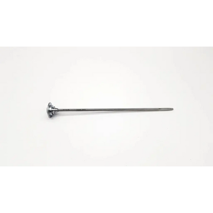 A sleek metallic karl storz obturator blunt with a polished stainless steel finish and rounded handle blunt tip