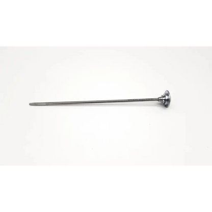 A sleek metallic karl storz obturator blunt tip surgical probe with slender shaft and rounded blunt tip head