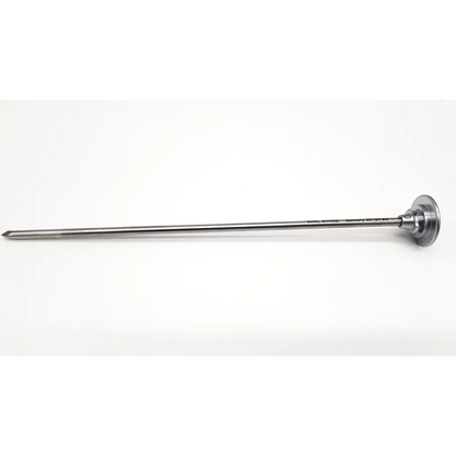 A sleek metallic karl storz 28124 bu obturator da24-94 with polished stainless steel shaft and circular head
