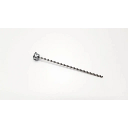 A sleek metallic karl storz 30114c trocar with pyramidal tip 3.5mm x 10cm and slender shaft for precision use
