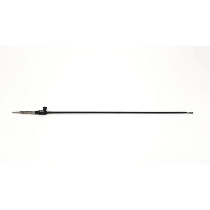 Black flexible karl storz grasper insert da46-50 with metallic tip and control knob for precise surgical use