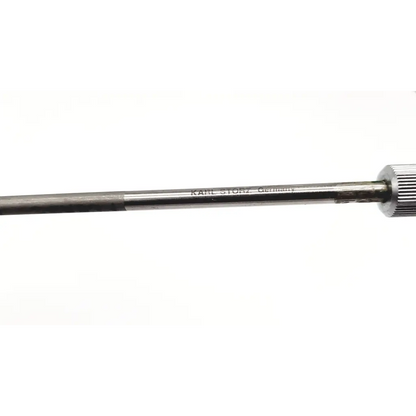 Sleek metallic karl storz 30851c cannula with textured grip and engraved karl storz germany branding