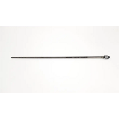 A sleek metallic karl storz 30851c cannula with a textured knob and engraved markings along its length