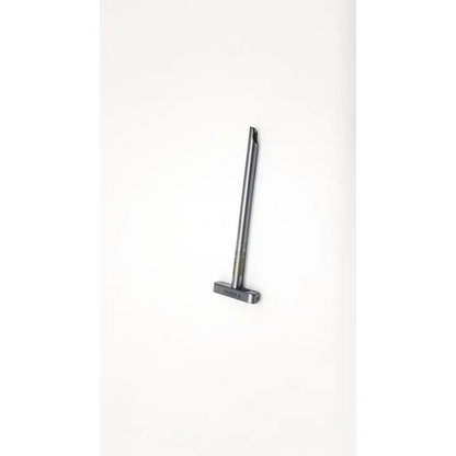 Silver t-handle hex key wrench with flat rectangular head and engraved markings for karl storz fenestrated beak da54-71