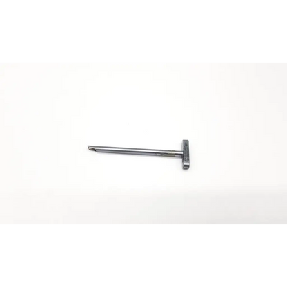 Silver karl storz cannula with fenestrated beak da54-71 featuring a slender metallic shaft and flat rectangular head