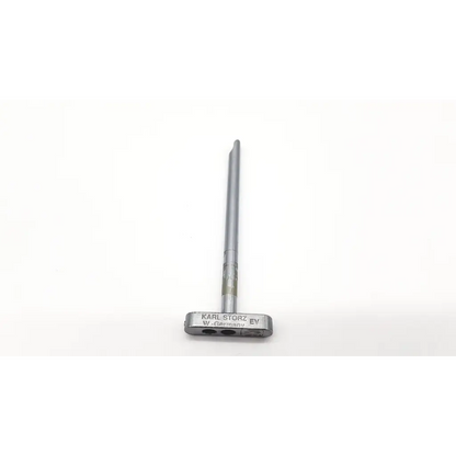 Silver metallic karl storz 723005 a cannula with fenestrated beak da54-71 and engraved rectangular base