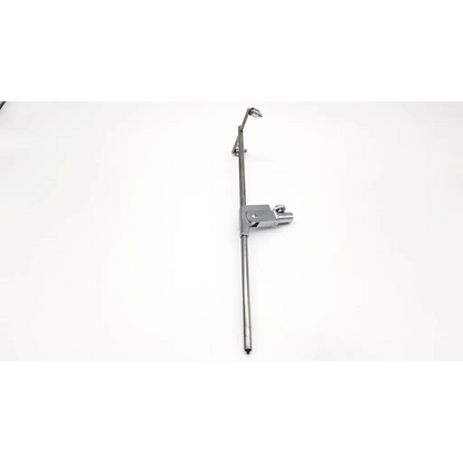 Silver metallic karl storz holder rotating arm tripod leg with jointed mechanism and adjustable clamp