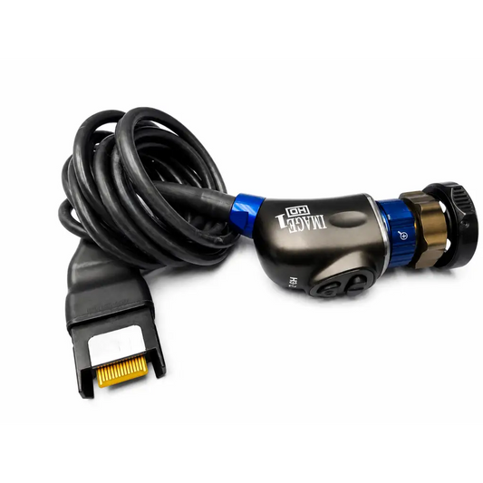 Karl storz image1 hd black and blue medical camera head with gold connector endoscope cable