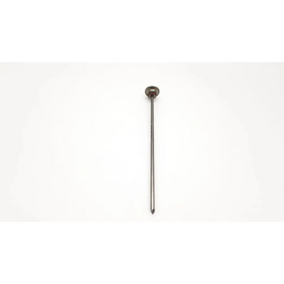Silver surgical tuning fork with rounded head and pointed tip used with karl storz trocar pyramidal tip mdl 30117 pk red orange