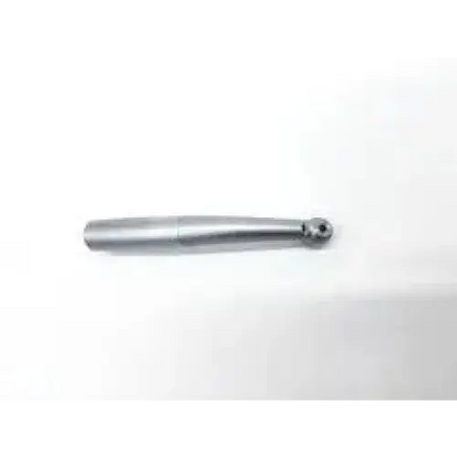 Silver cylindrical kavo gentlepower lux push button dental handpiece with polished metallic finish and rounded tip