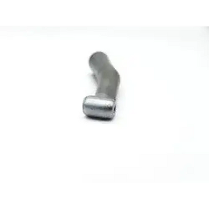 Silver-colored l-shaped metal pipe fitting with polished finish for kavo gentlepower lux 25 lpa 06-020415 dental handpiece