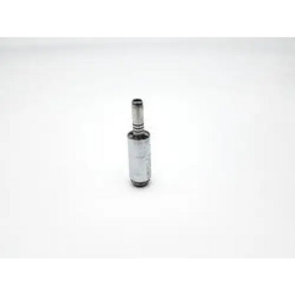 Silver cylindrical metal intralux dental handpiece motor with threaded top and flat base for dental use