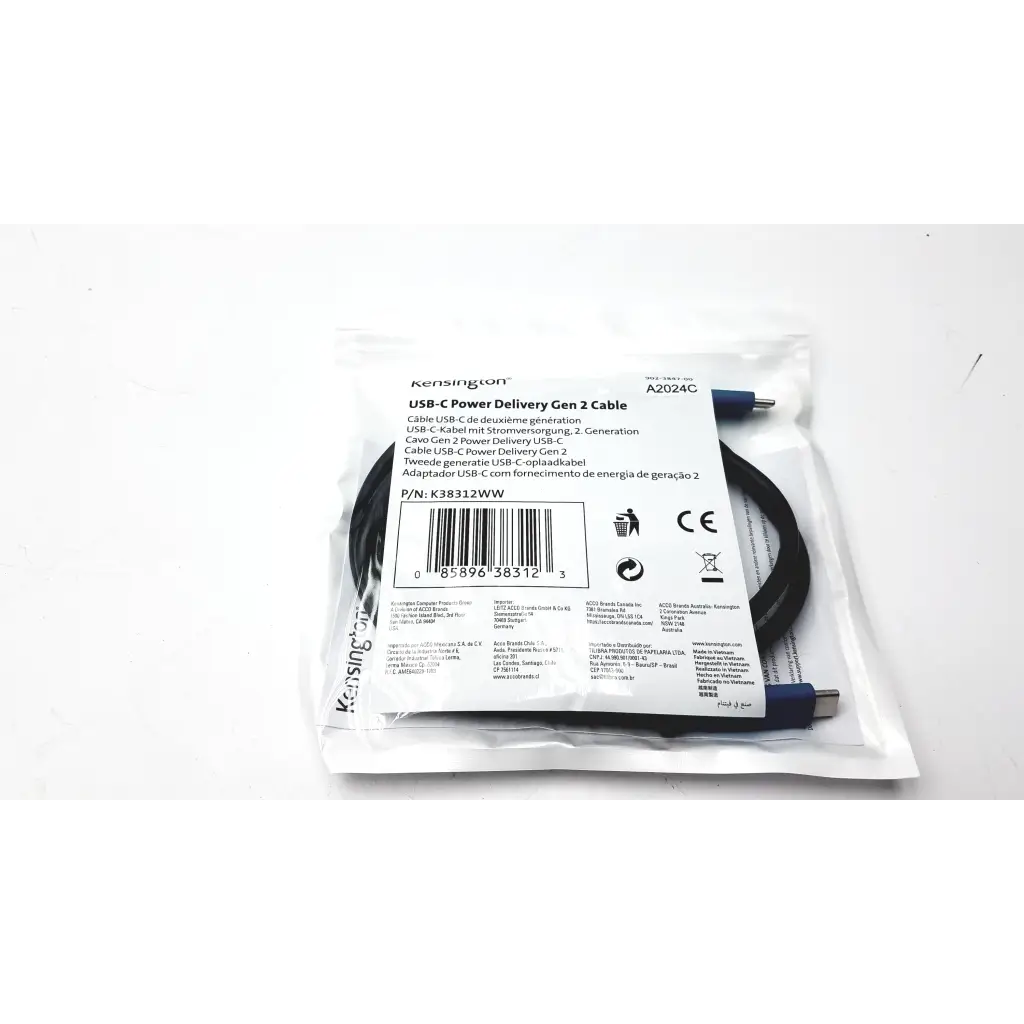 Load image into Gallery viewer, Kensington USC-C Power Delivery Gen 2 Cable