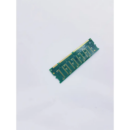 Green kingston kvr133x64c3 cl3 dimm valueram memory module with gold contacts and black ic chips