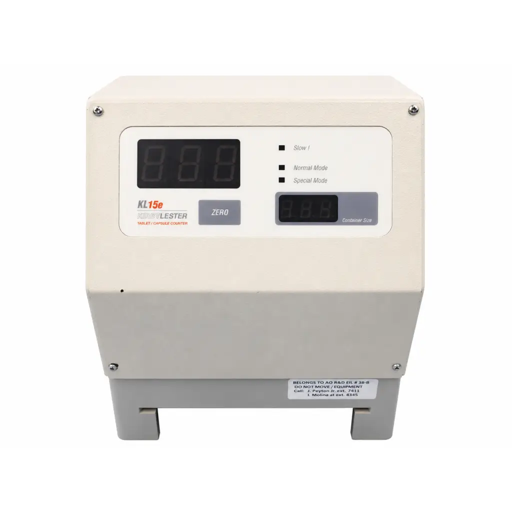 Beige plastic kirby lester kl15e capsule counter with digital display biomed certified for tablet counting