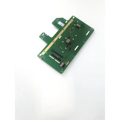 Green kontron medical 42p0110 circuit board with gold traces and electronic components for medical devices