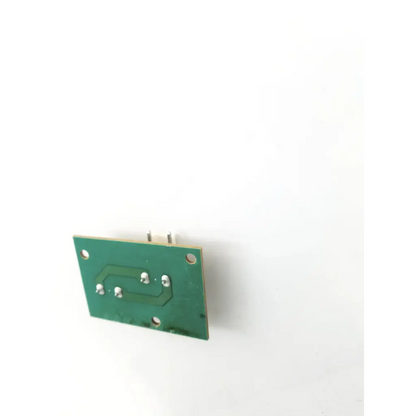 Green rectangular printed circuit board with silver soldered components and four mounting holes for kortek kt-lm150xd ac power rev 01