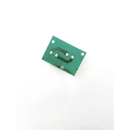 Green rectangular circuit board with silver soldered components and black trace pattern for kortek kt-lm150xd ac power rev 01
