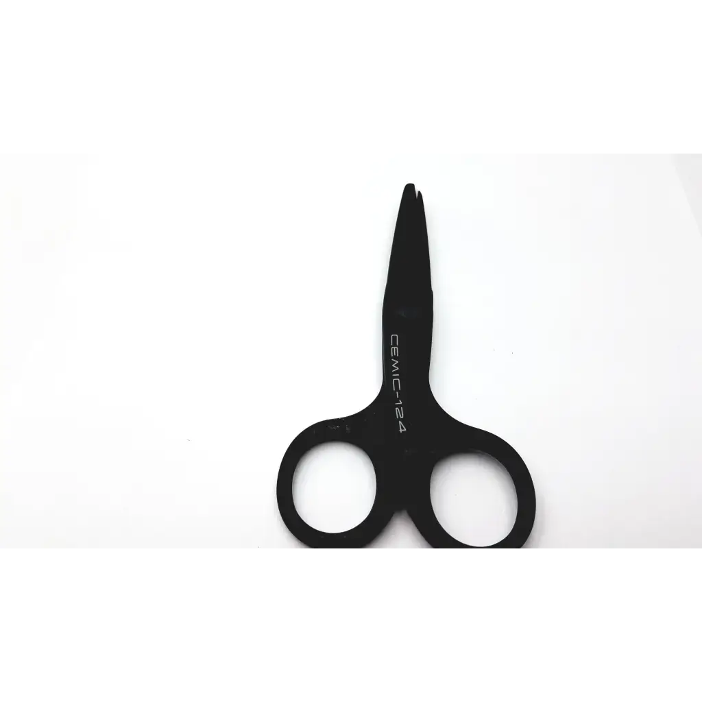 Kyocera ceramic 124 scissors with black 8-inch blade polypropylene resin and polypropylene resin handle, sleek modern design