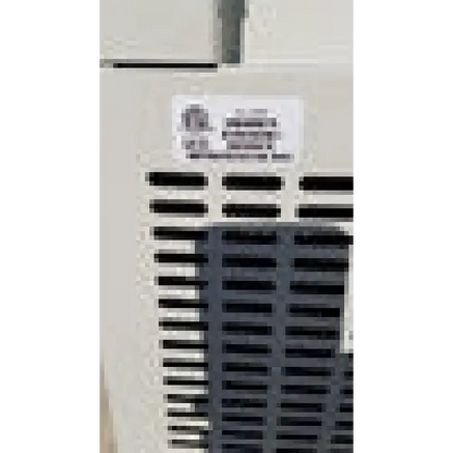 Beige Labconco CentriVap Concentrator outdoor unit with black slats and white label in working condition including accessories