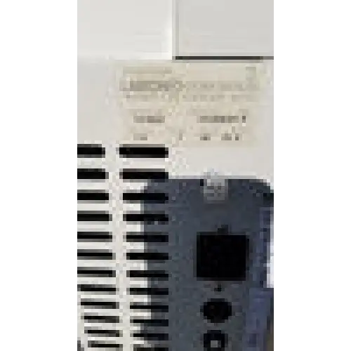 Gray labconco centrivap concentrator with black buttons, small screen, and vertical vents in working condition include accessories