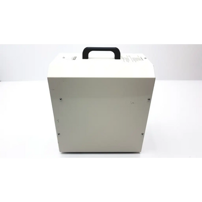 White rectangular industrial-grade air purifier with black handle for laerdal dss 110-2 air compressor af5-65