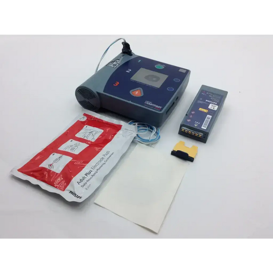 Laerdal Heartstart FR2 w/ Pads Battery & Data Card Tray