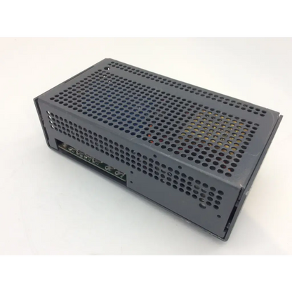 Gray metal lambda power supply lns-w-5-0v with perforated grille design for efficient cooling and power supply performance