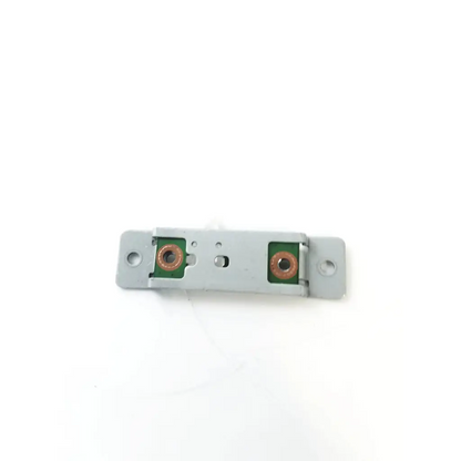 Gray metal electrical connector with two green circuit boards and copper terminals for led board 52a01ga01 bbcb3-10d 22523sm