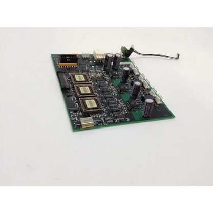 Green printed circuit board with black integrated circuits and capacitors for leica 13960924f bbcd4-2 product