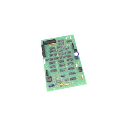 Leica a/n 12450-924 green circuit board with black integrated circuits and blue capacitors featuring bbca1-6 127231nj