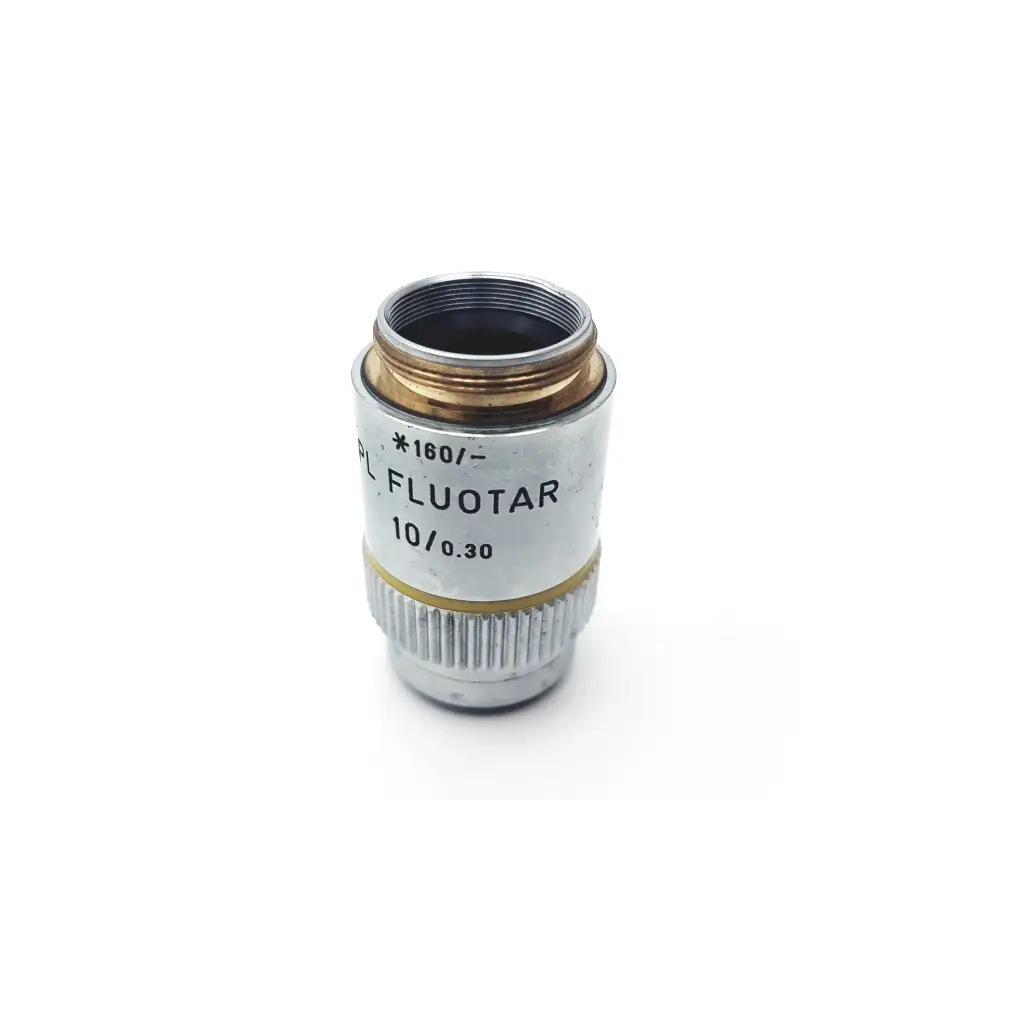 Load image into Gallery viewer, Leitz NPL Fluotar 10X/0.30 Microscope Objective Lens 160mm
