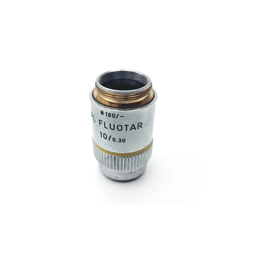 Leitz NPL Fluotar 10X/0.30 Microscope Objective Lens 160mm