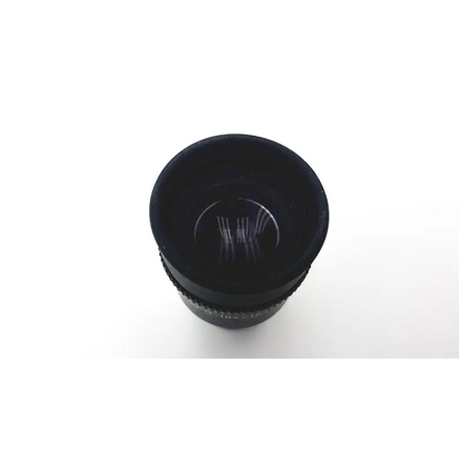 Black cylindrical leitz periplan gf 10x eyepiece ocular microscope with textured grip and reflective interior lens