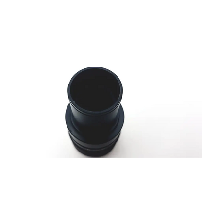 Black cylindrical leitz periplan gf 10x eyepiece ocular microscope part with smooth matte finish and concentric ridges