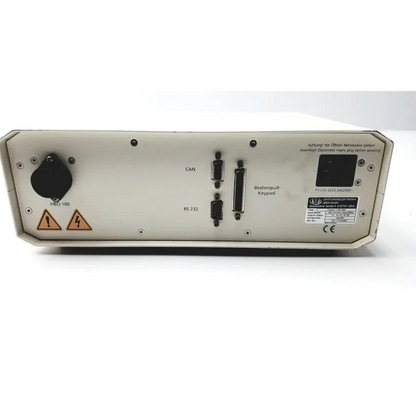 Beige metal lej leistungselektronik jena leistungselektronik jena gmbh fluoarc lamp power supply rear with serial ports and keypad